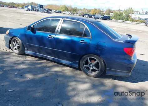 2004 Toyota Corolla S z USA, uszkodzony, nr VIN 2T1BR32E14C244938